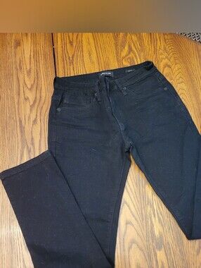 Mens Black Jeans Kenneth Cole Slim Fit 30 x 32 Denim EUCMultiple pockets.